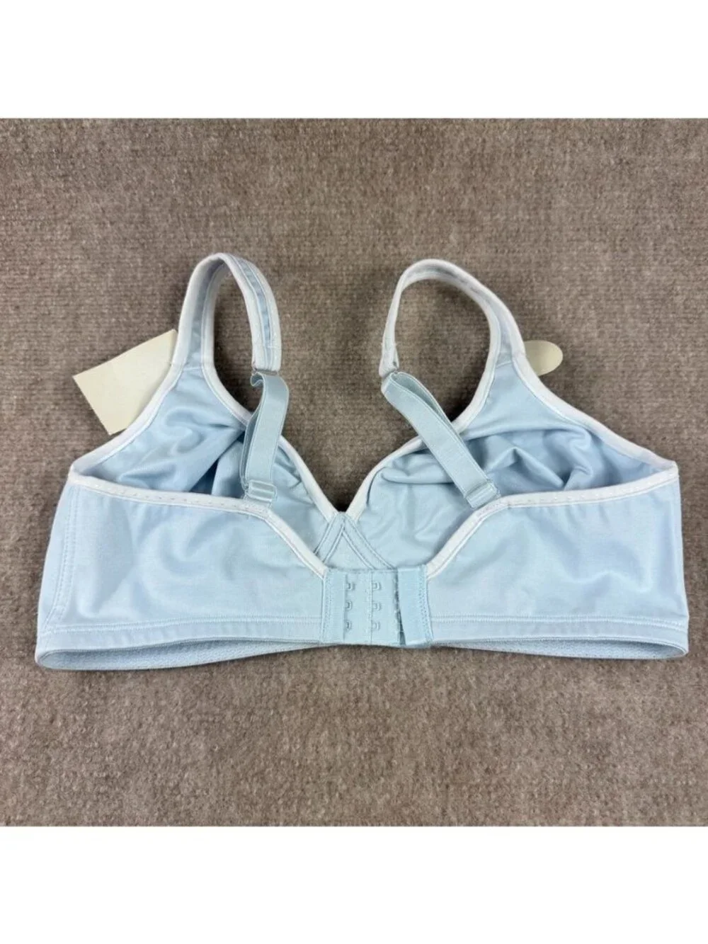 Bali Bra Light Blue 34D Underwire Lightly Lined Comfort Revolution Soft Stretch